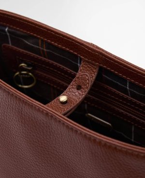 Cedar Leather Bucket Bag