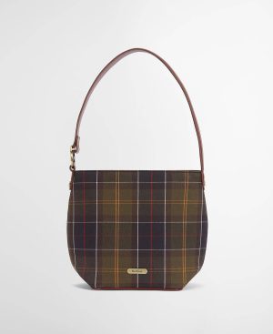 Cedar Tartan Bucket Bag