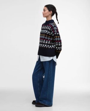 Larisa Fair Isle High-Neck Jumper