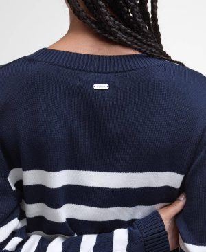 Demi Striped Crew Neck Jumper