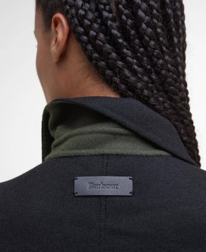 Marla Quilted Jacket – Black Cherry/Dark Brown//Muted Tartan, S