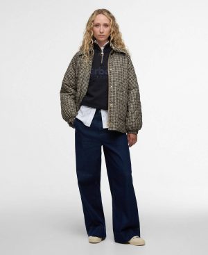 Laoise Check Quilted Jacket