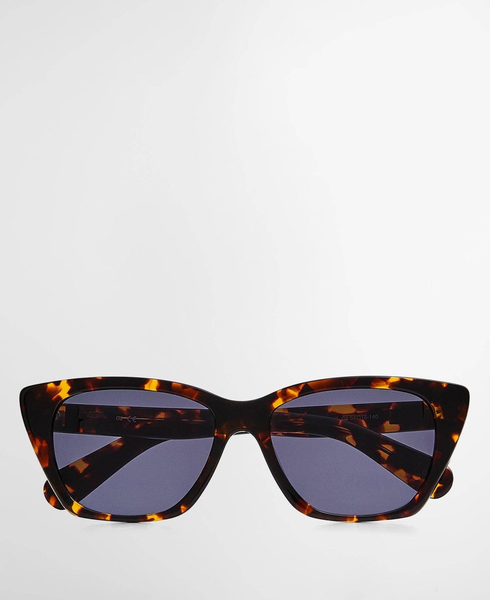 Rectangular Cat-Eye Sunglasses
