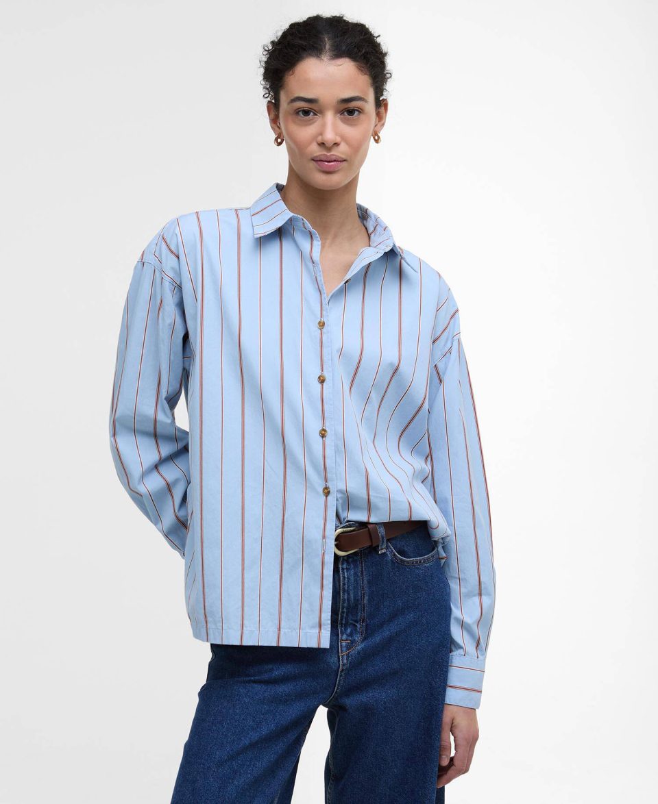 Saffron Striped Relaxed Shirt