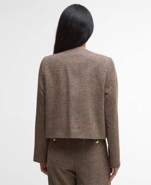 Corina Collarless Tailored Jacket