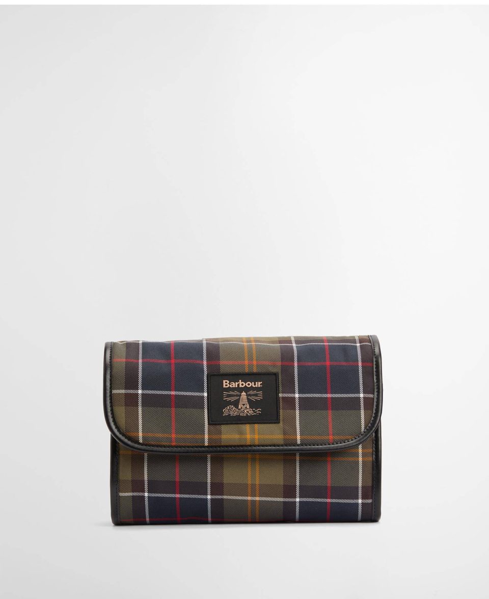 Tartan Hanging Washbag