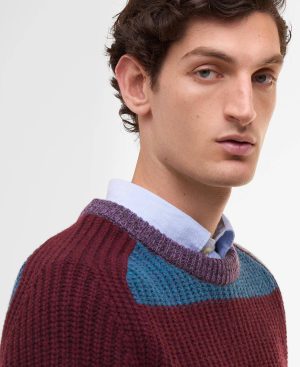 Paul Smith loves Barbour Multi Striped Crew Neck Jumper