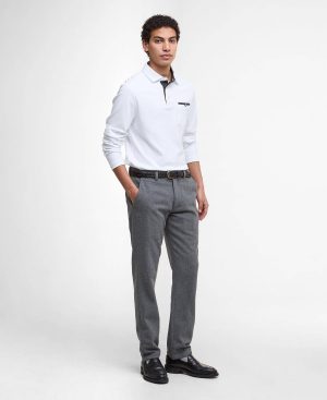 Corpatch Tailored Long-Sleeved Polo Shirt