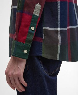 Patchwork Oversized Tartan Shirt