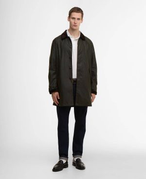 Barbour x Baracuta Tyne Waxed Car Coat