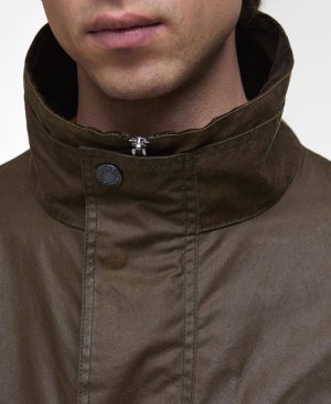 Re-Engineered Utility Bedale Waxed Jacket
