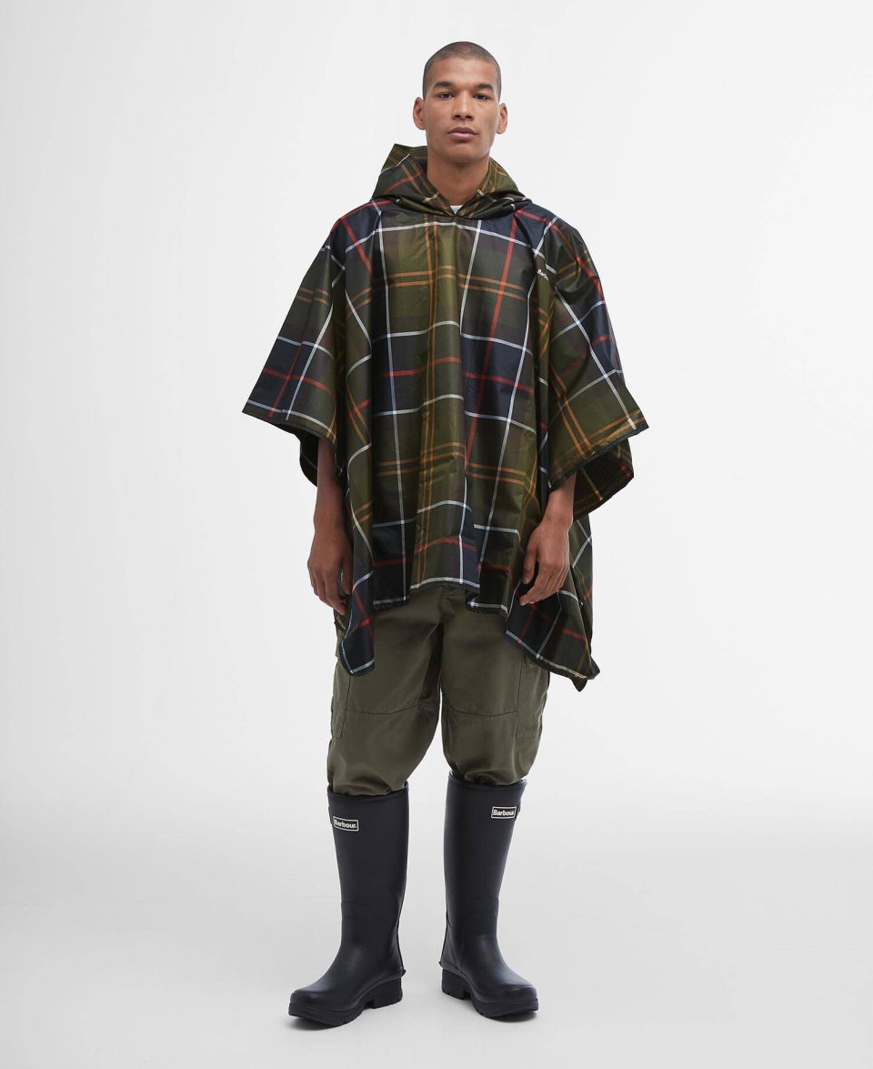 Tartan Showerproof Poncho
