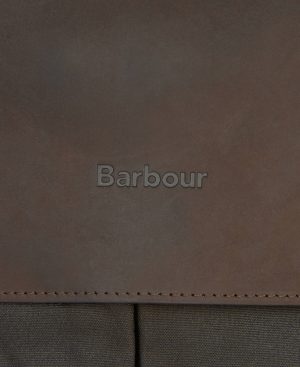 Waxed Leather Briefcase
