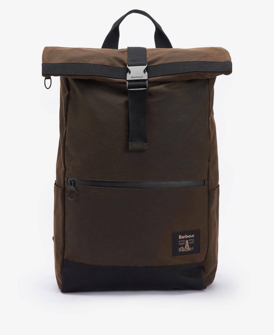 Field Roll-Top Waxed Backpack