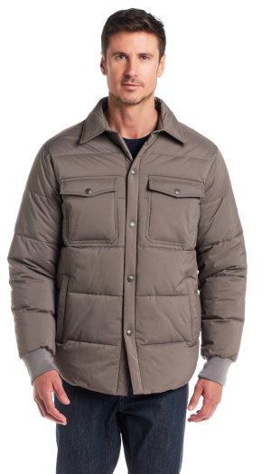 STRETCH FLEX PUFFER SHIRT JACKET