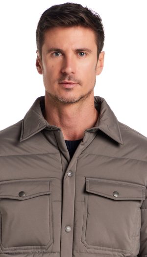 STRETCH FLEX PUFFER SHIRT JACKET