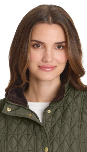 MULTI QUILTED PLUSH LINED VEST