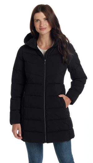 MODERN STRETCH PUFFER COAT