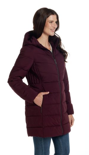 MODERN STRETCH PUFFER COAT