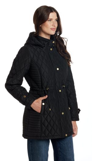 QUILTED WALKER WITH OUTER DRAWCORD