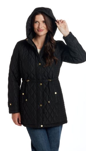 QUILTED WALKER WITH OUTER DRAWCORD