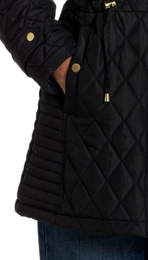 QUILTED WALKER WITH OUTER DRAWCORD