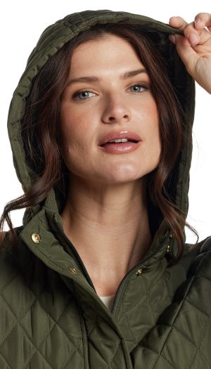 QUILTED WALKER WITH OUTER DRAWCORD