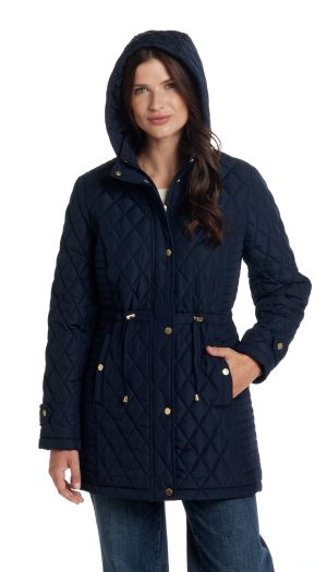 QUILTED WALKER WITH OUTER DRAWCORD