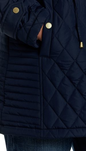QUILTED WALKER WITH OUTER DRAWCORD