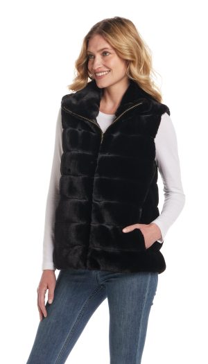 FAUX FUR VEST