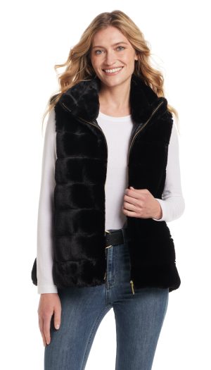FAUX FUR VEST