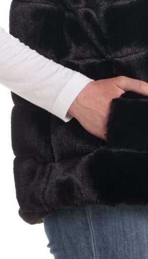 FAUX FUR VEST