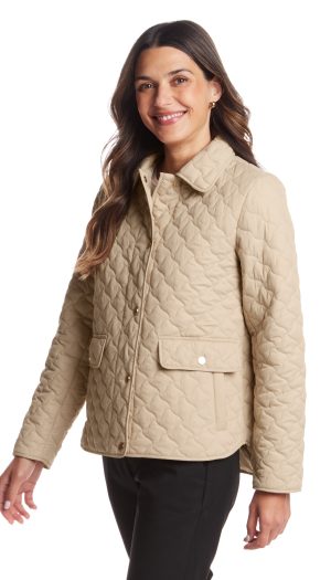 MODERN QUILTED BARN JACKET