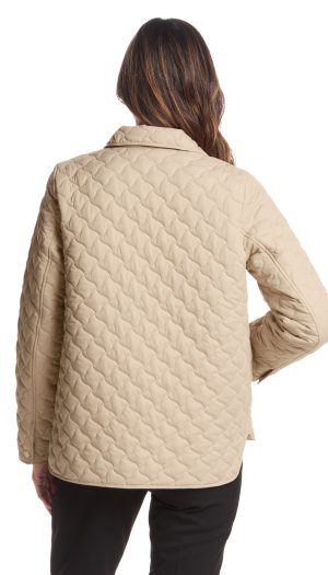 MODERN QUILTED BARN JACKET