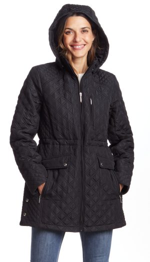 QUILTED WALKER WITH INNER DRAWCORD