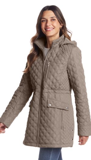 QUILTED WALKER WITH INNER DRAWCORD